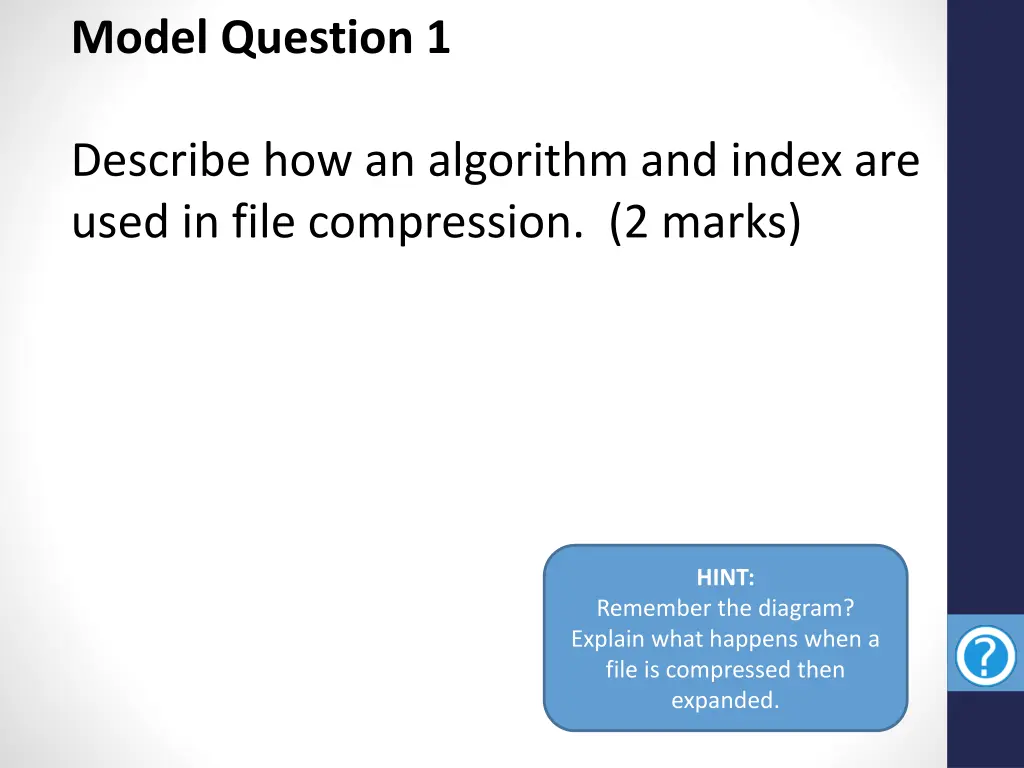 model question 1