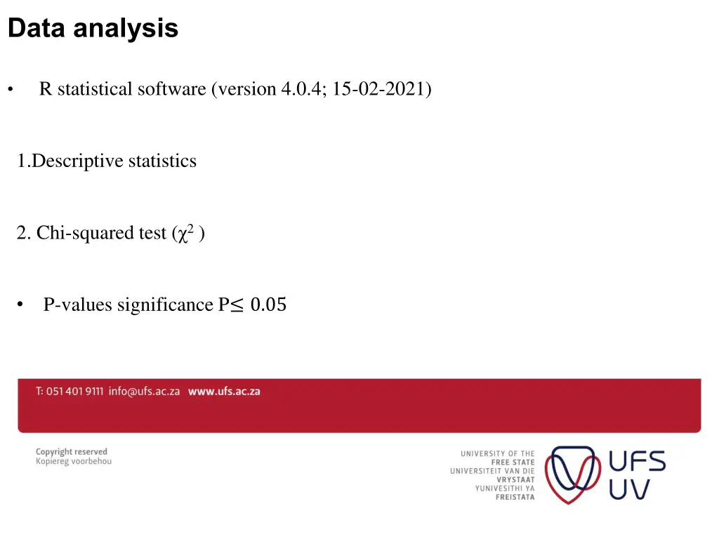 data analysis
