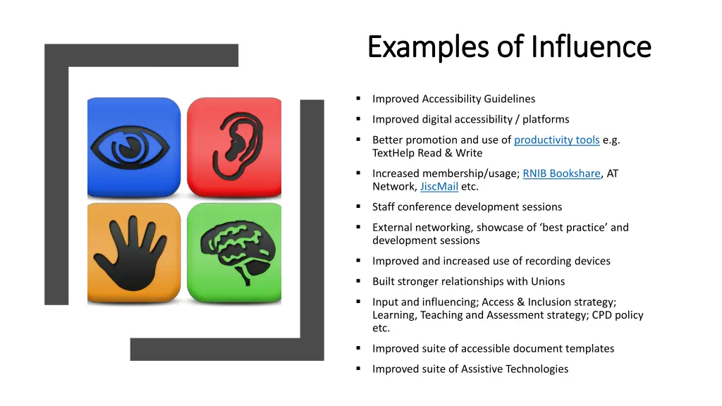 examples of influence examples of influence