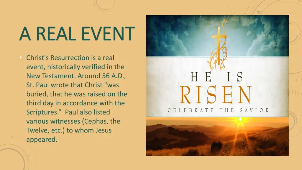 a real event a real event