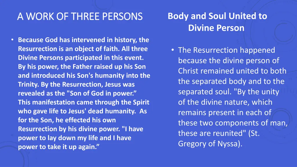 a work of three persons a work of three persons