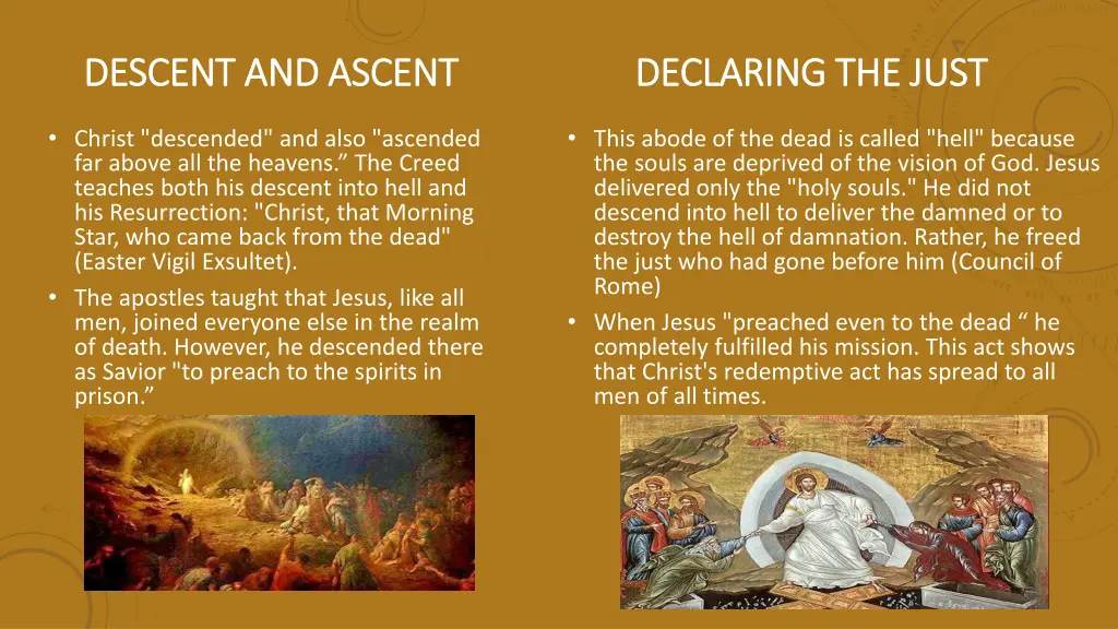 descent and ascent descent and ascent