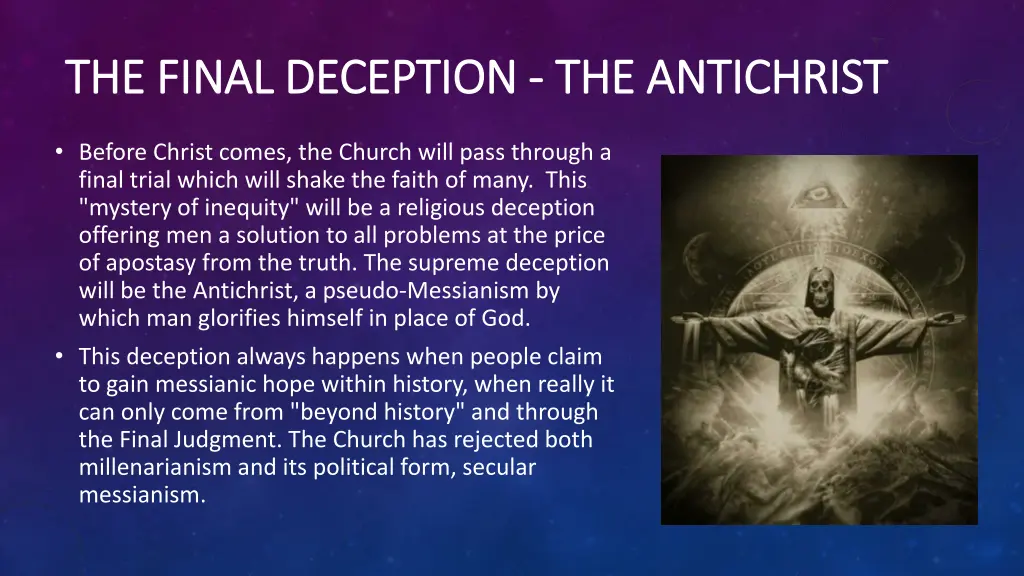 the final deception the final deception
