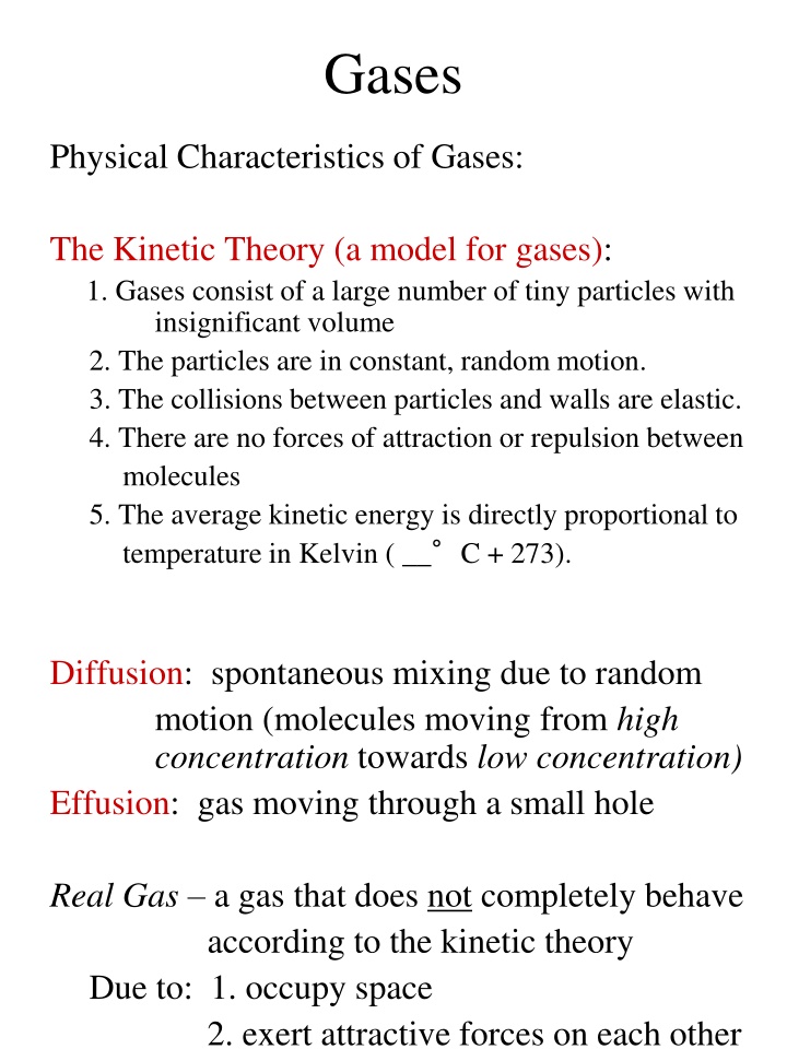 gases