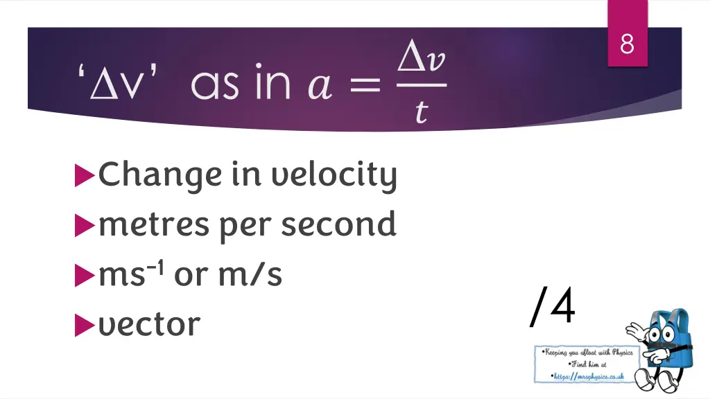 v as in