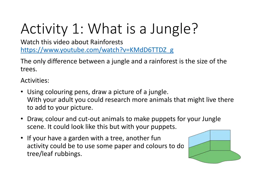 activity 1 what is a jungle watch this video
