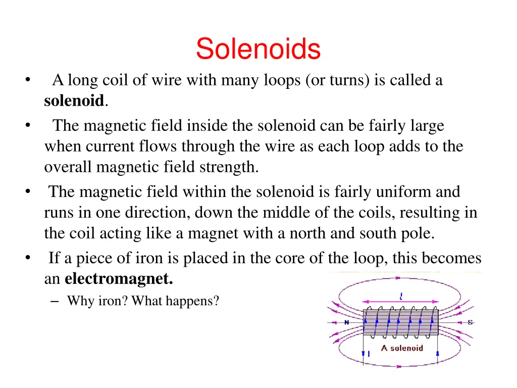 solenoids