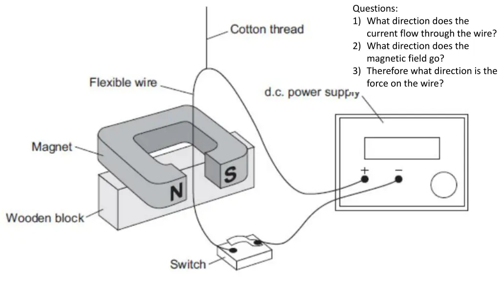 questions 1 what direction does the current flow