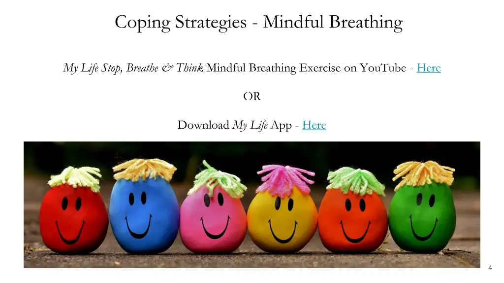 coping strategies mindful breathing