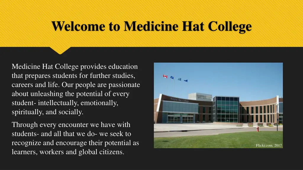 welcome to medicine hat college