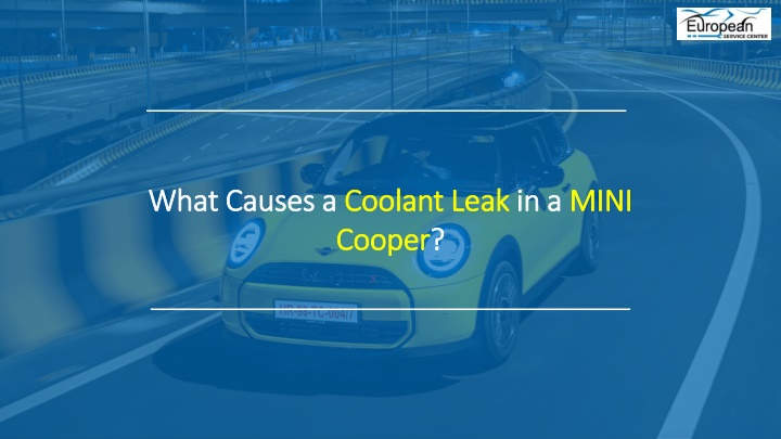 what causes a what causes a coolant leak
