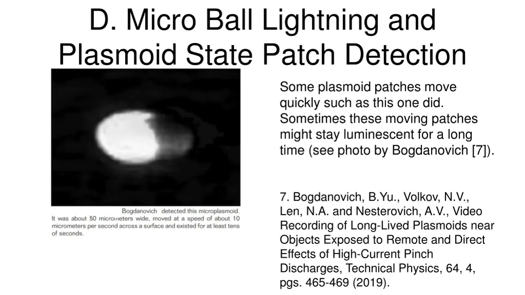 d micro ball lightning and plasmoid state patch 1