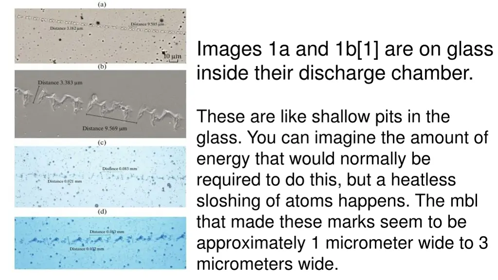 images 1a and 1b 1 are on glass inside their