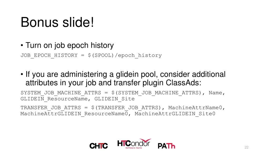 bonus slide