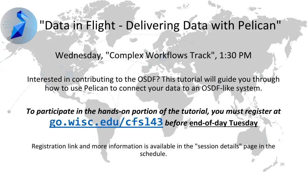 data in flight delivering data with pelican