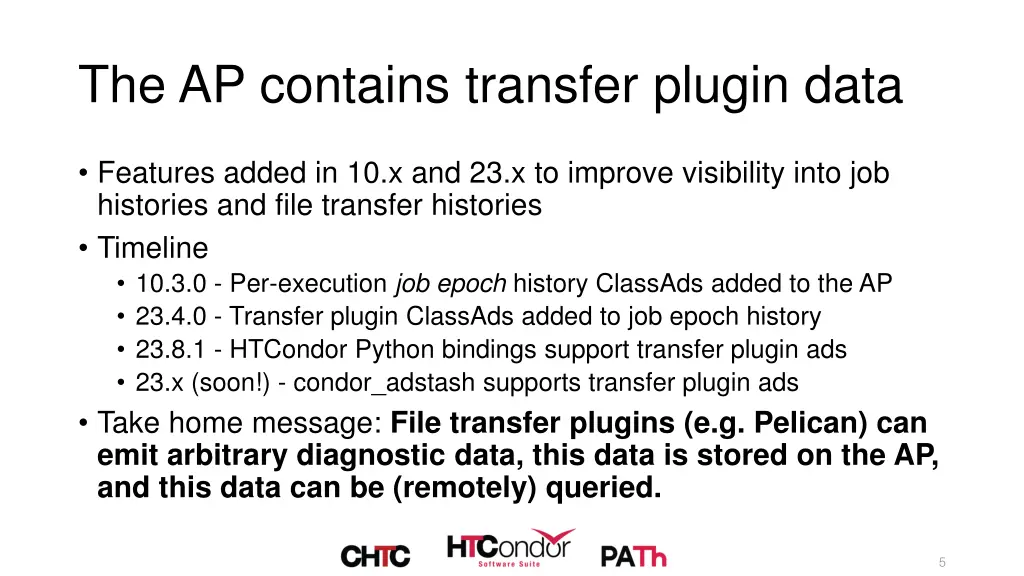 the ap contains transfer plugin data