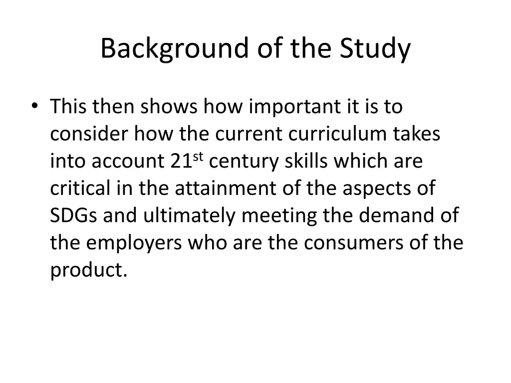 background of the study 2