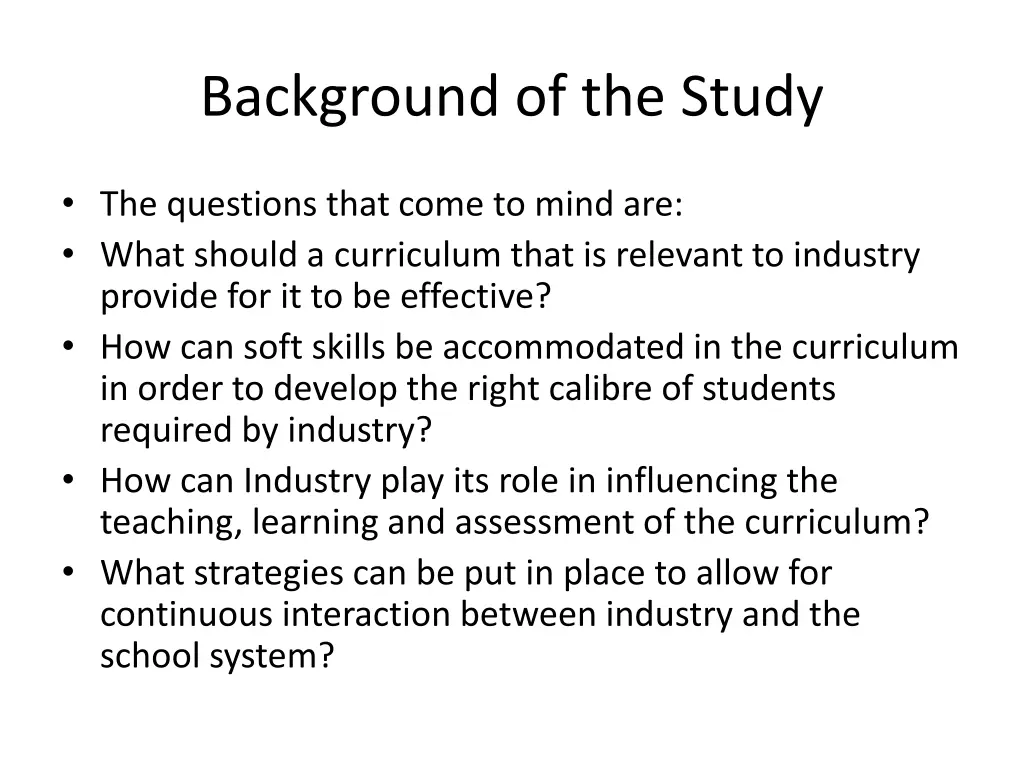 background of the study 4