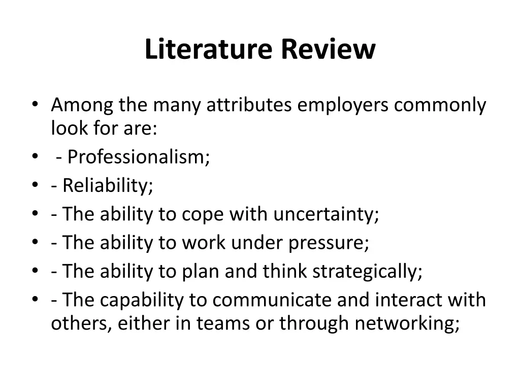 literature review 3