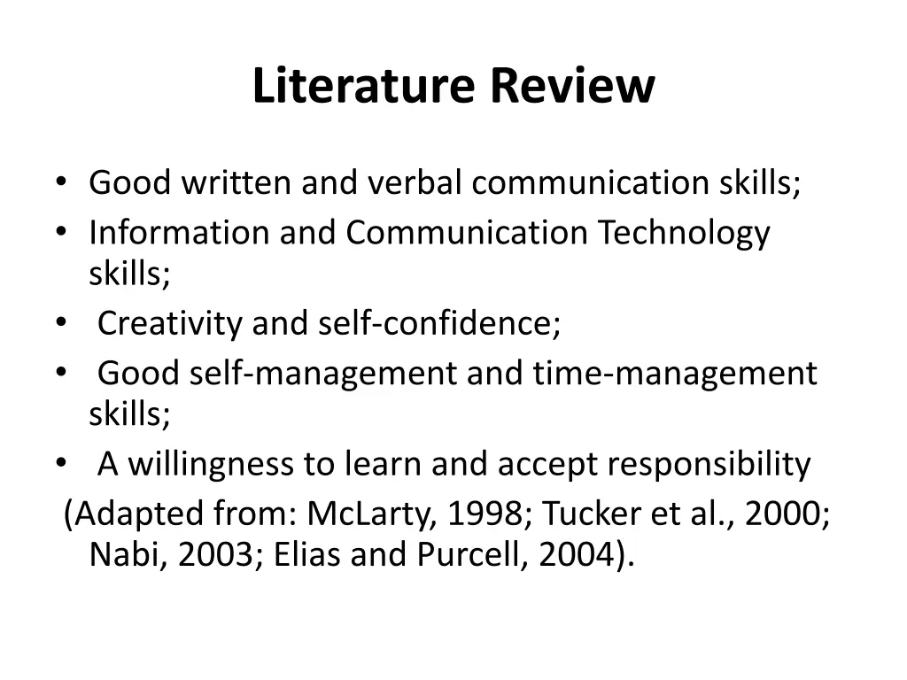 literature review 4