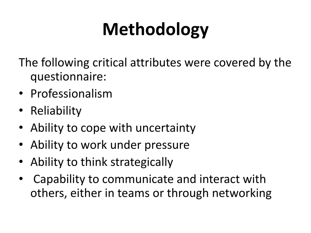 methodology 1