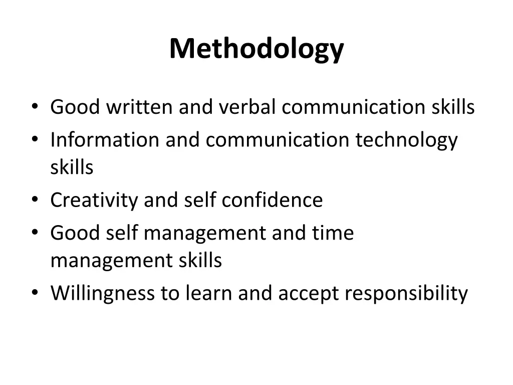 methodology 2