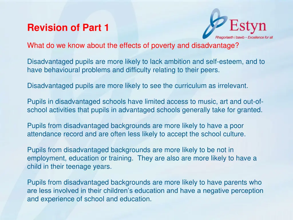 revision of part 1 1