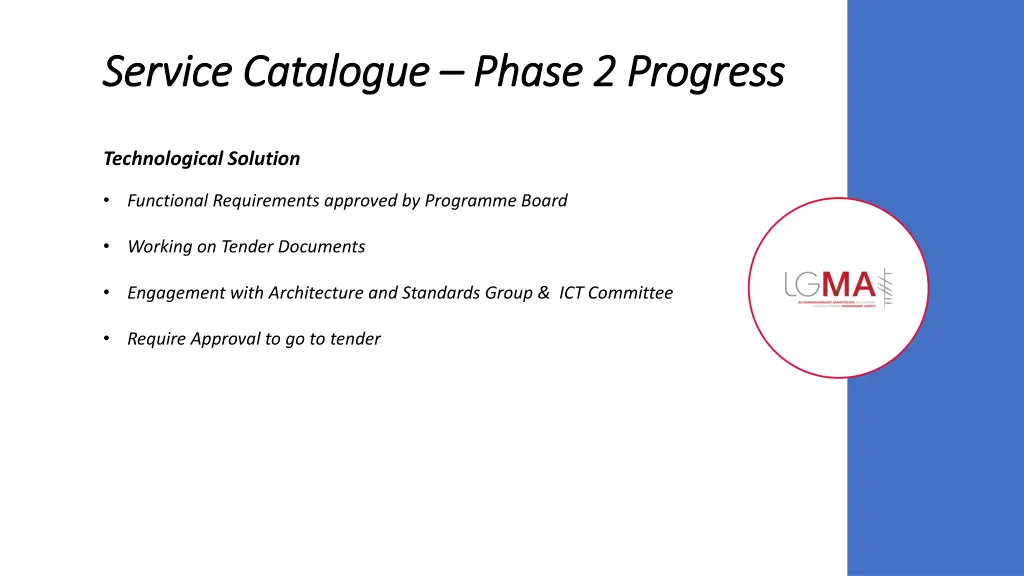 service catalogue service catalogue phase 1