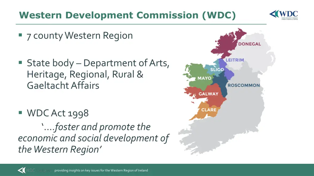 western development commission wdc