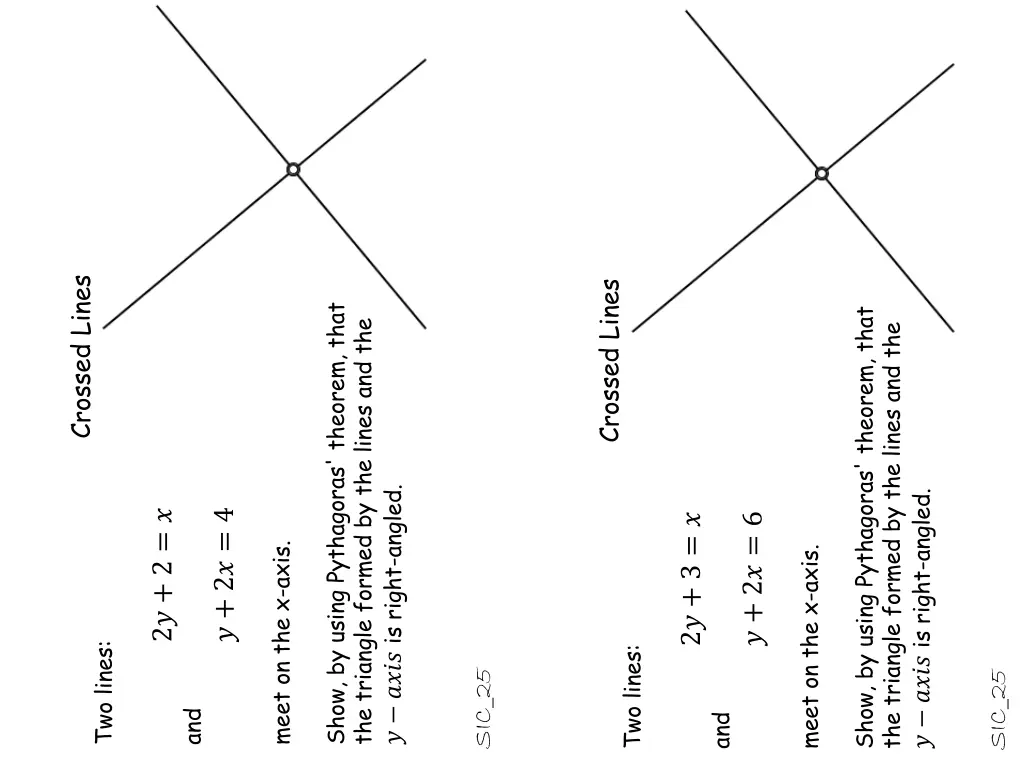 crossed lines 2