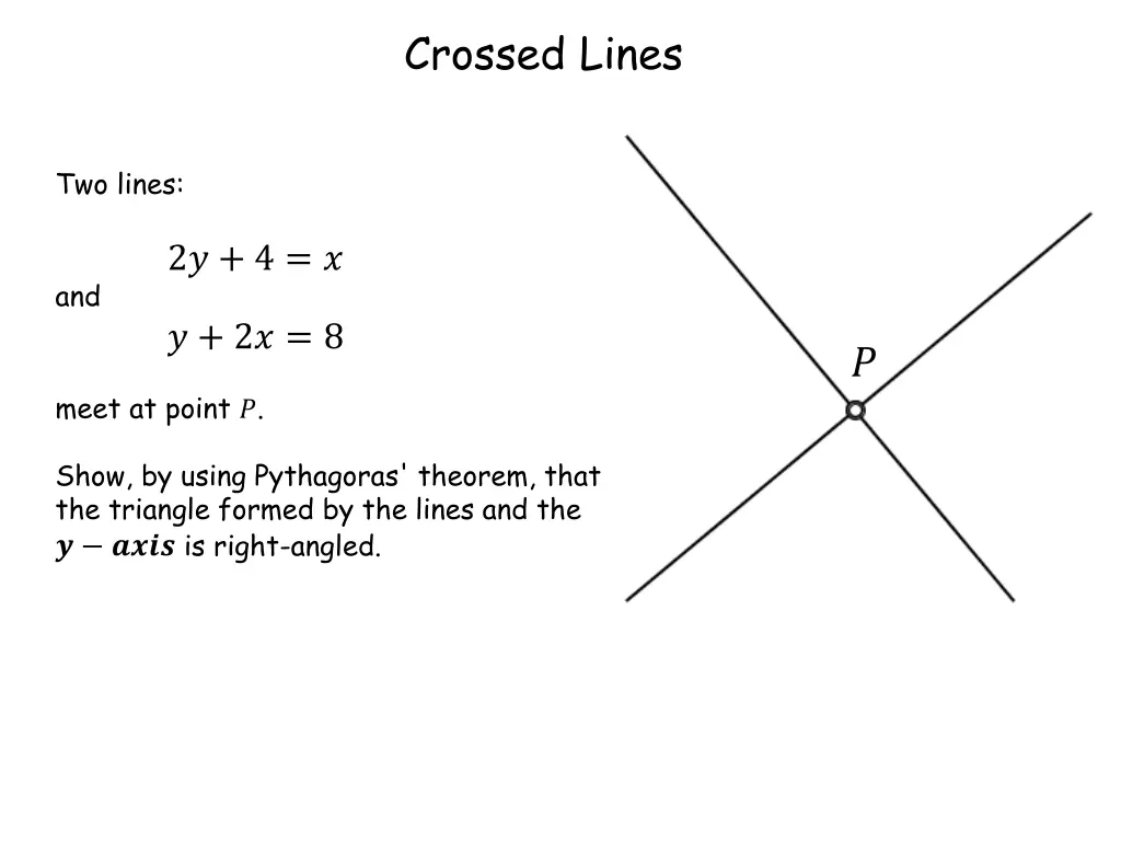 crossed lines 1