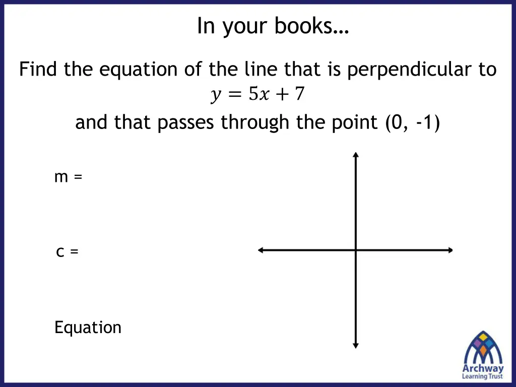 in your books 1
