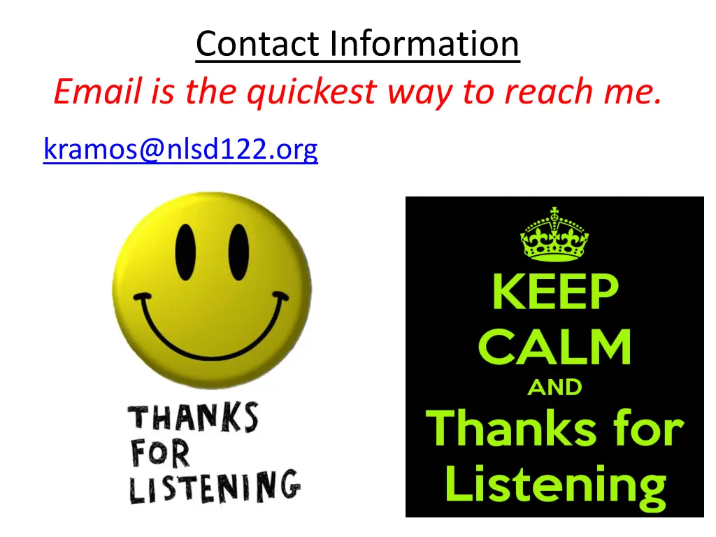 contact information email is the quickest