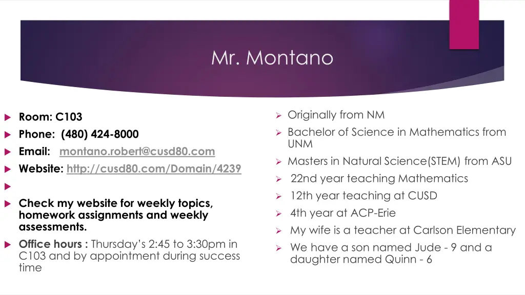 mr montano