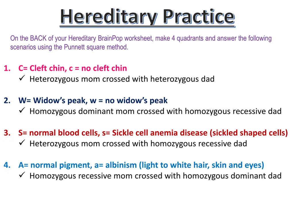 hereditary practice