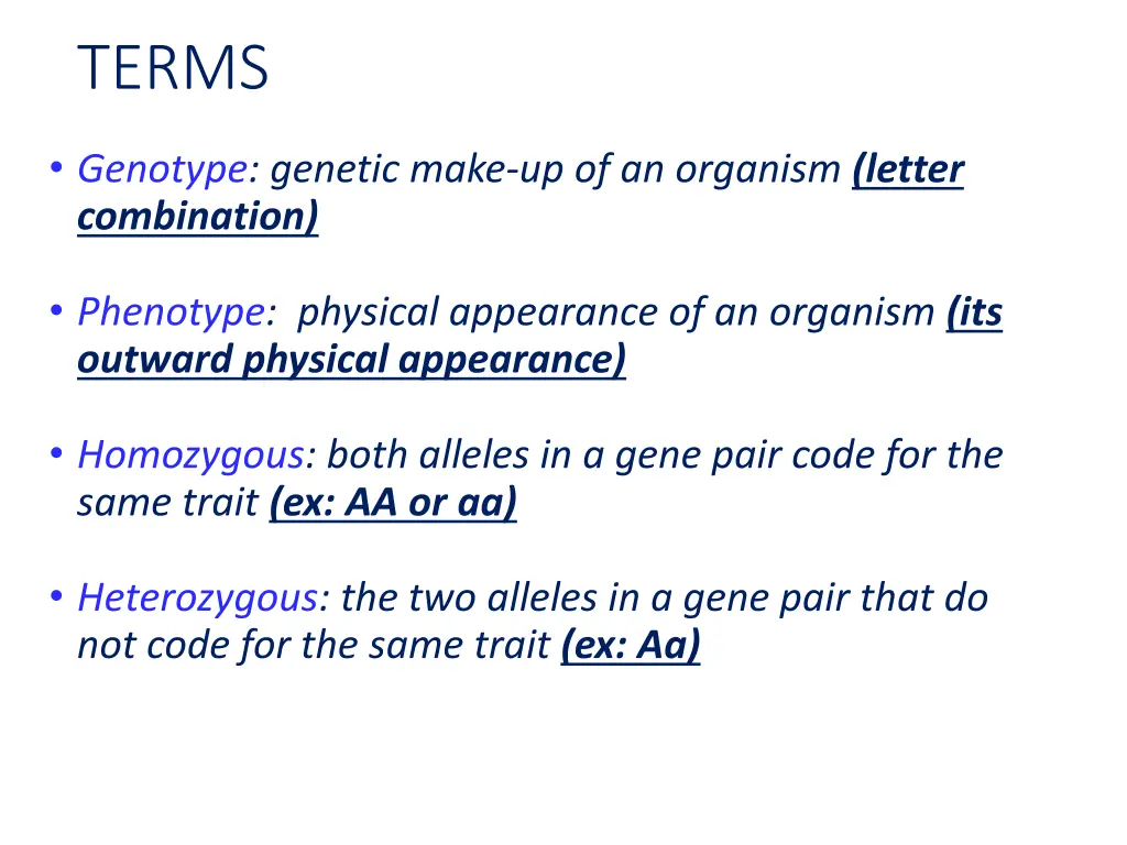 terms