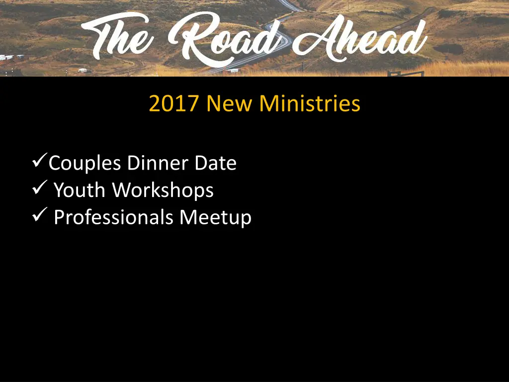 2017 new ministries