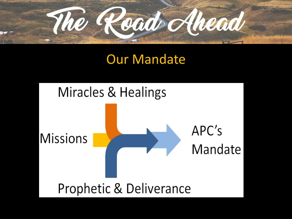 our mandate
