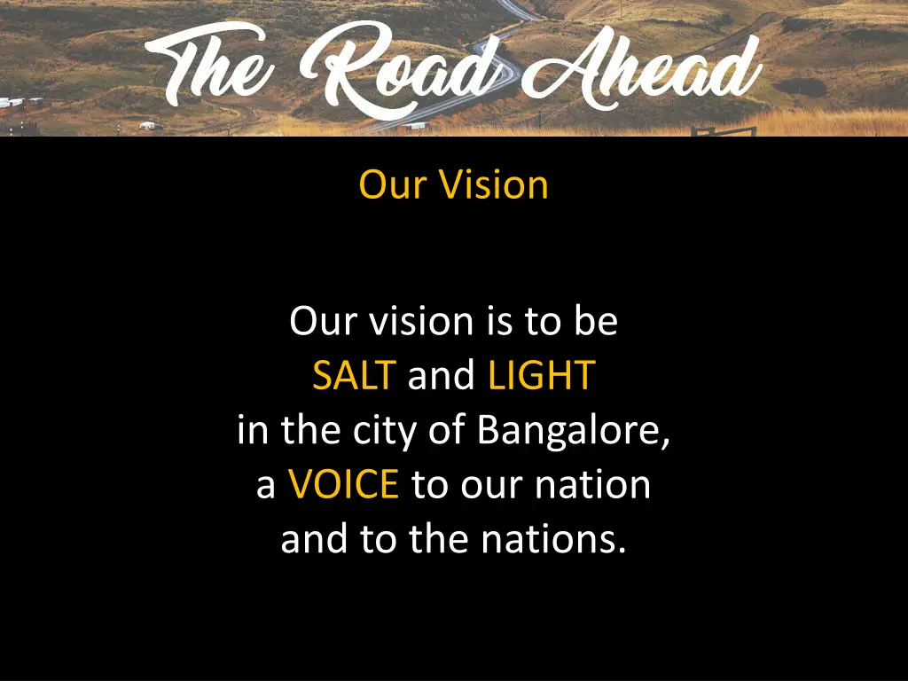 our vision