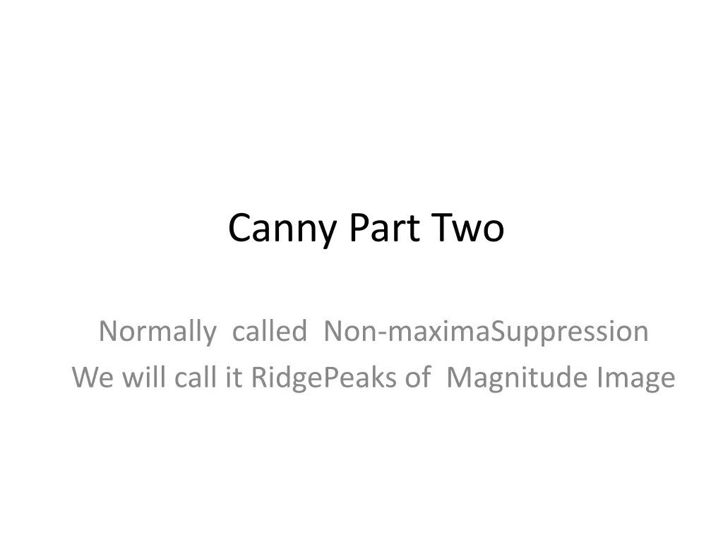 canny part two