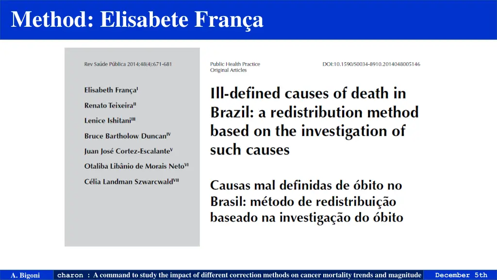 method elisabete fran a
