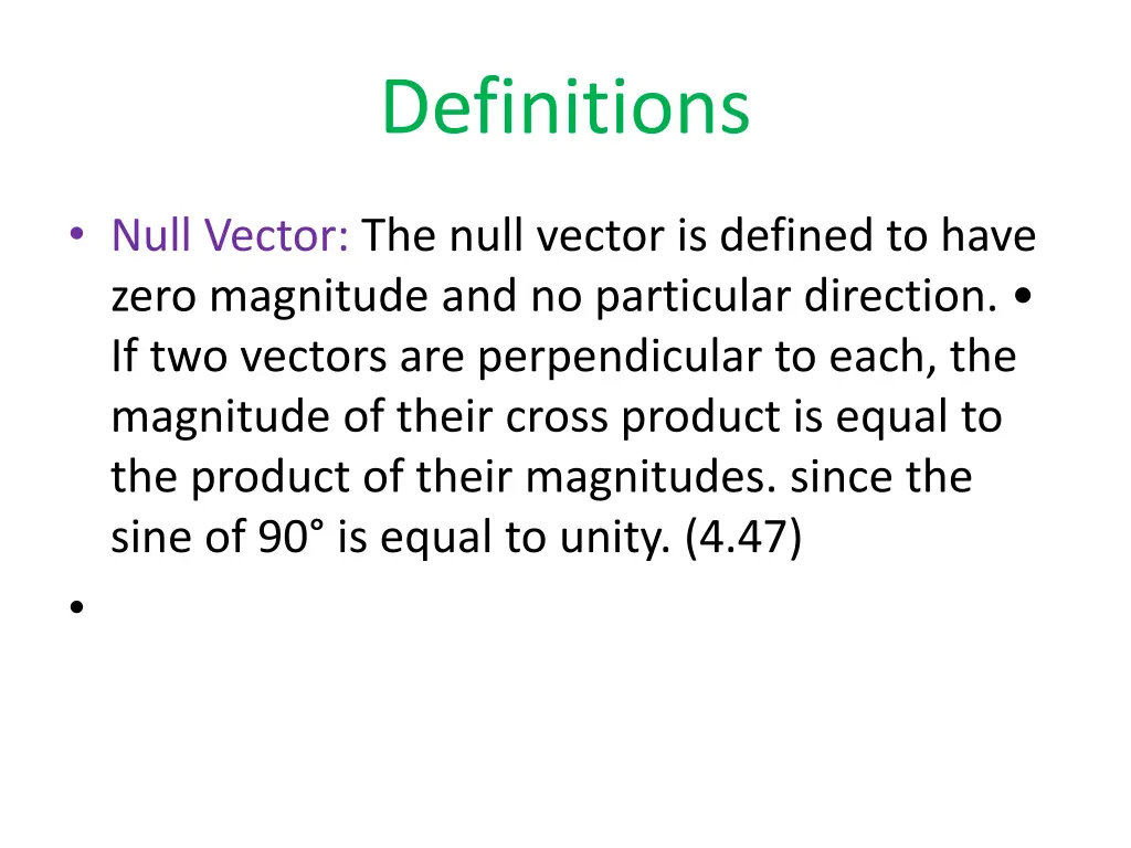 definitions