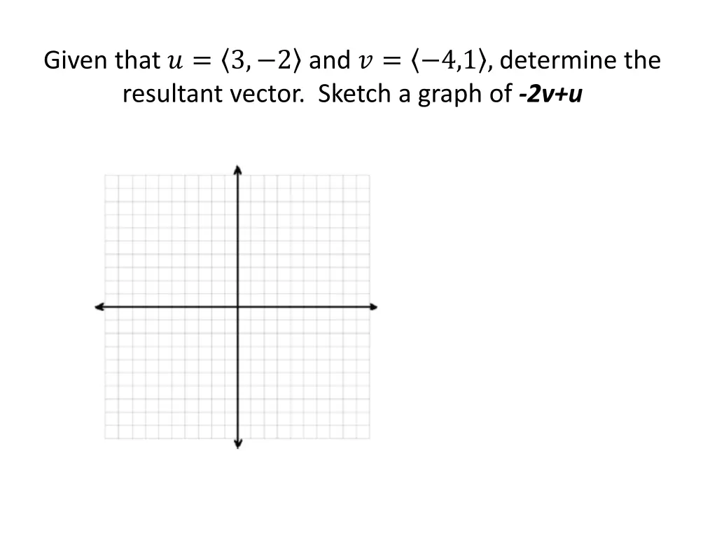 given that 3 2 and 4 1 determine the resultant 1