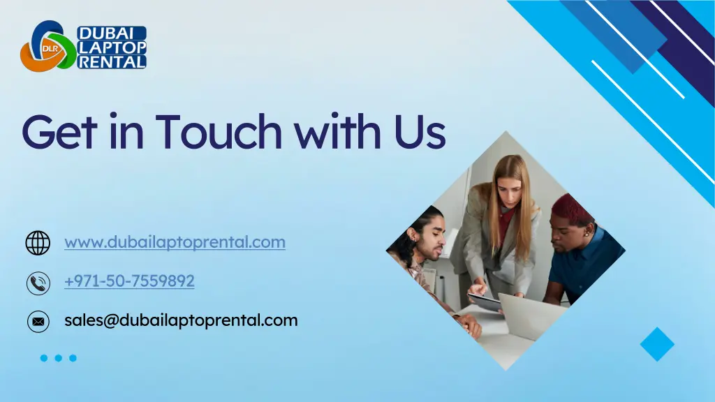 get in touch with us