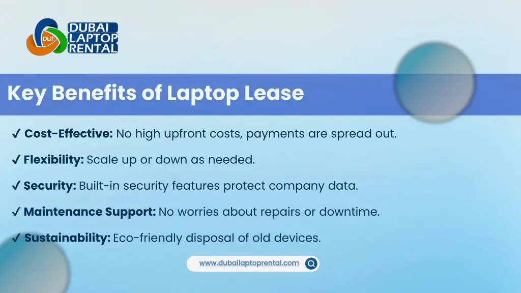 key benefits of laptop lease