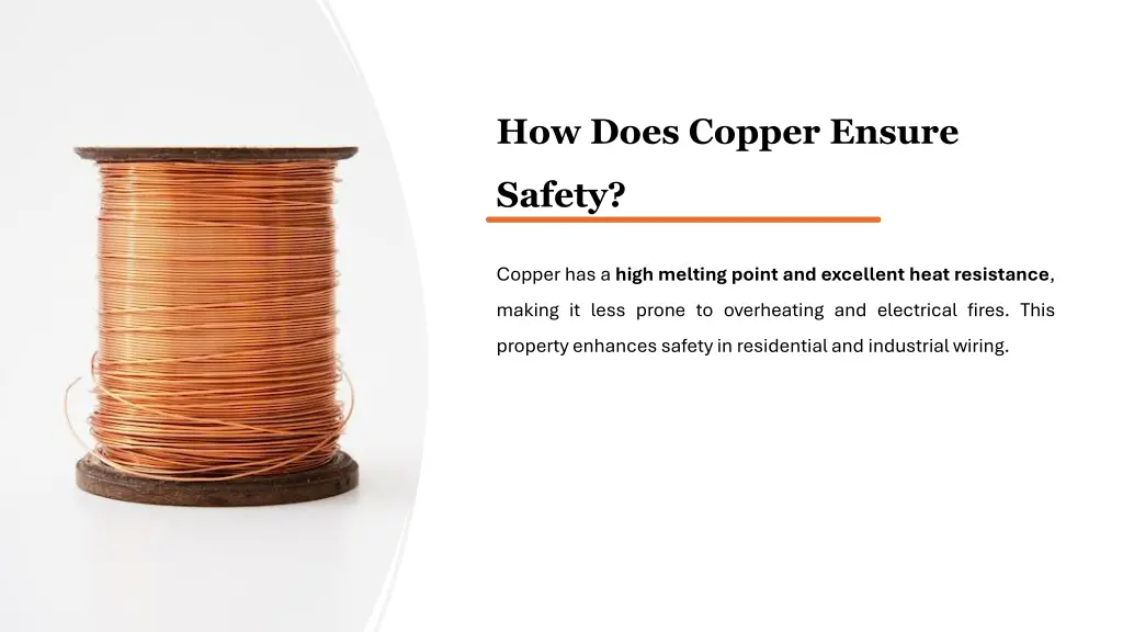 how does copper ensure