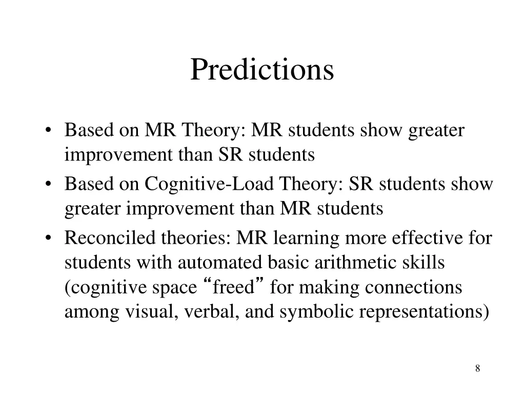 predictions