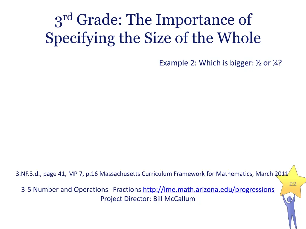 3 rd grade the importance of specifying the size 2