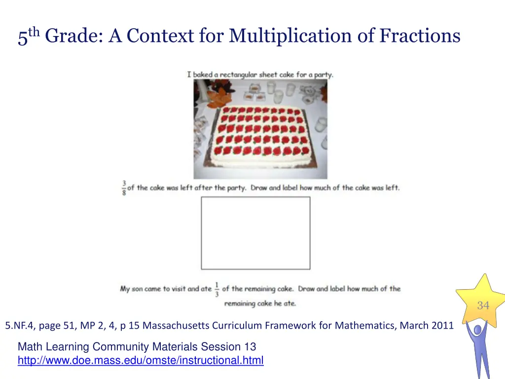 5 th grade a context for multiplication