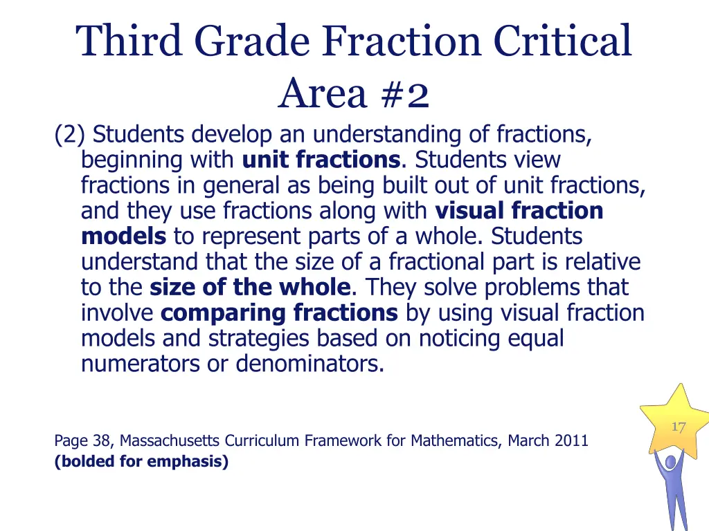 third grade fraction critical area 2 2 students
